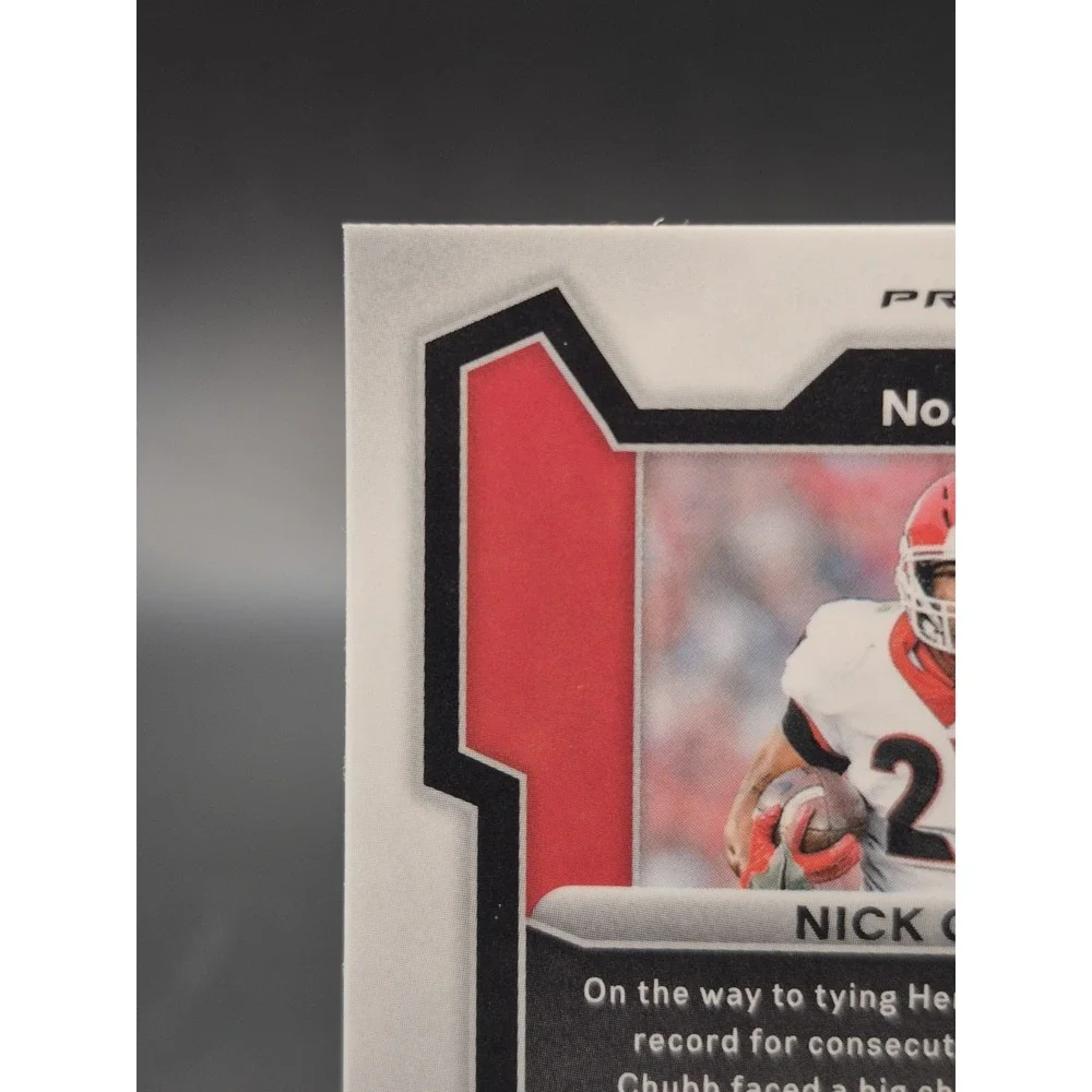 2024 Panini Prizm Draft Nick Chubb #29 Blue Mosaic Prizm /89 Browns Texans